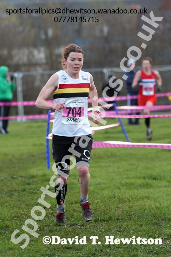 Senior womens North Eastern Cross Country Chanpionships. Photo: David T. Hewitson/Sports for All Pics